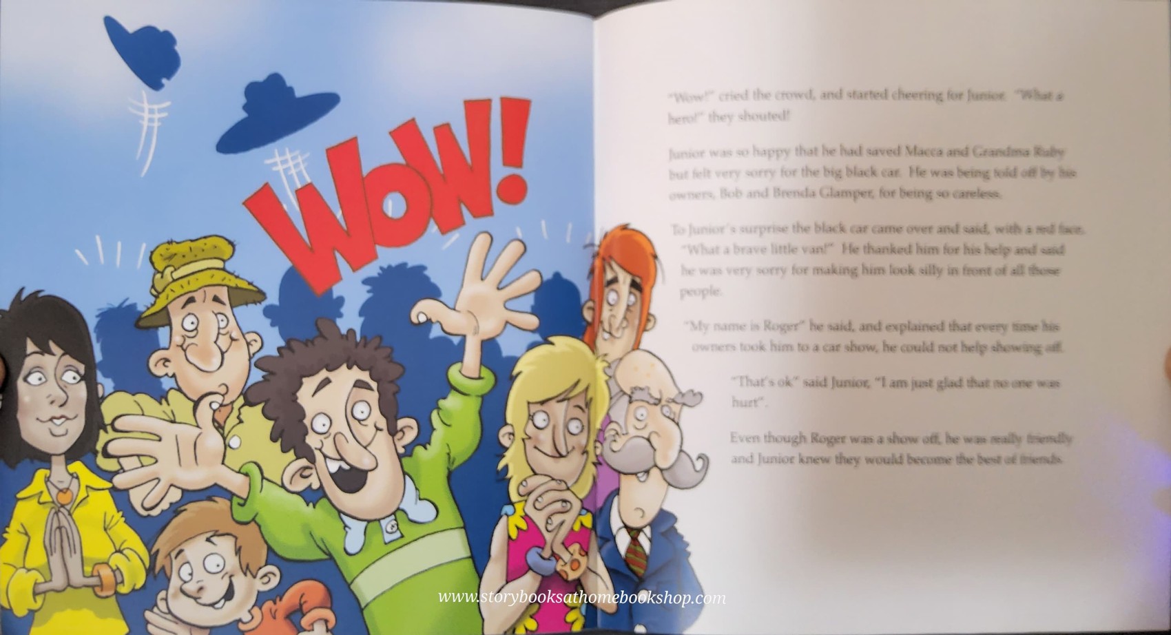 หนังสือนิทานปกอ่อน** 🍅🍓JUNIOR THE LITTLE BLUE CAMPERVAN