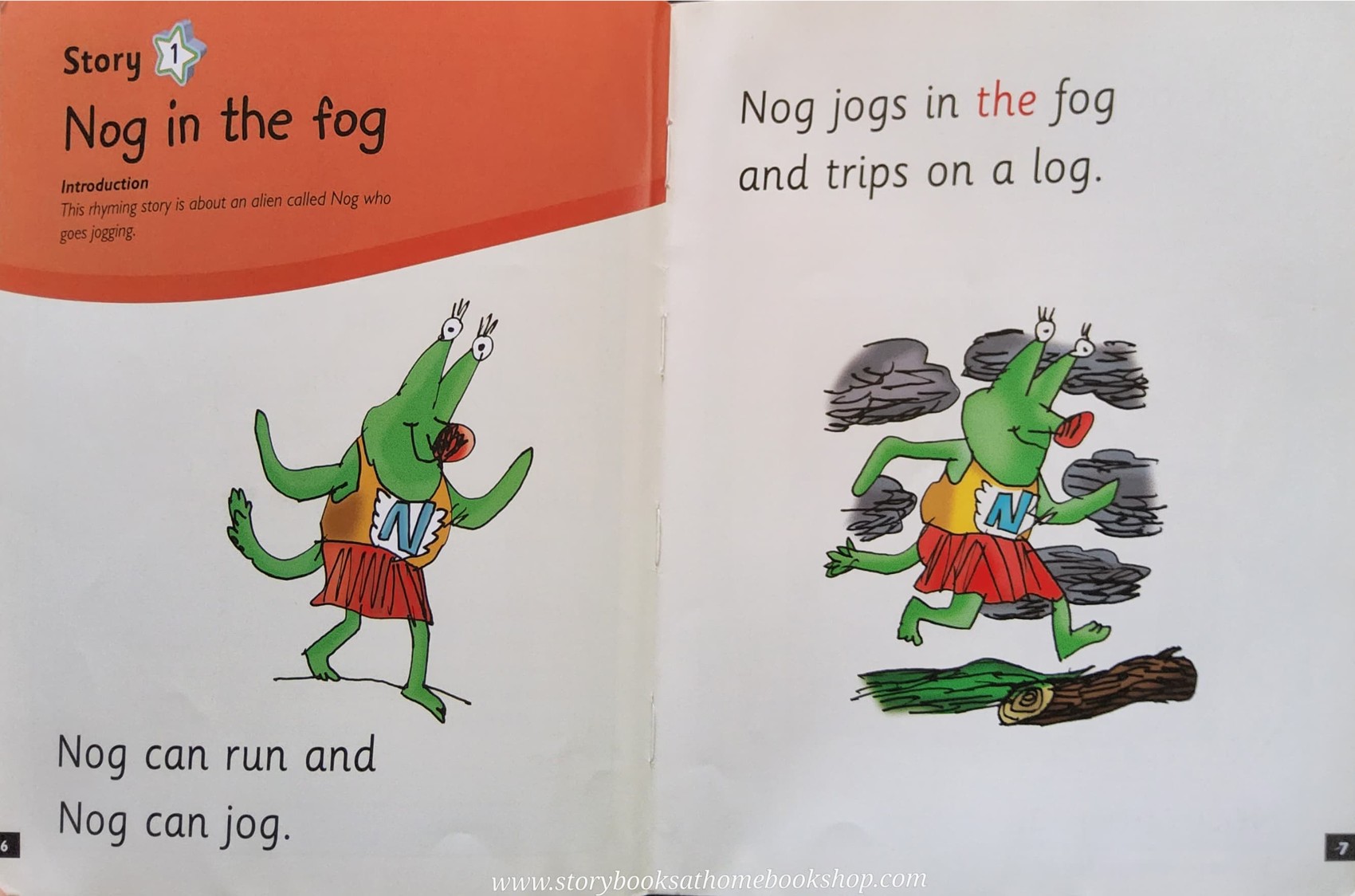 หนังสือนิทานปกอ่อน** 🍅🍓OXFORD Read with Inc. PHONICS: Nog in the fog