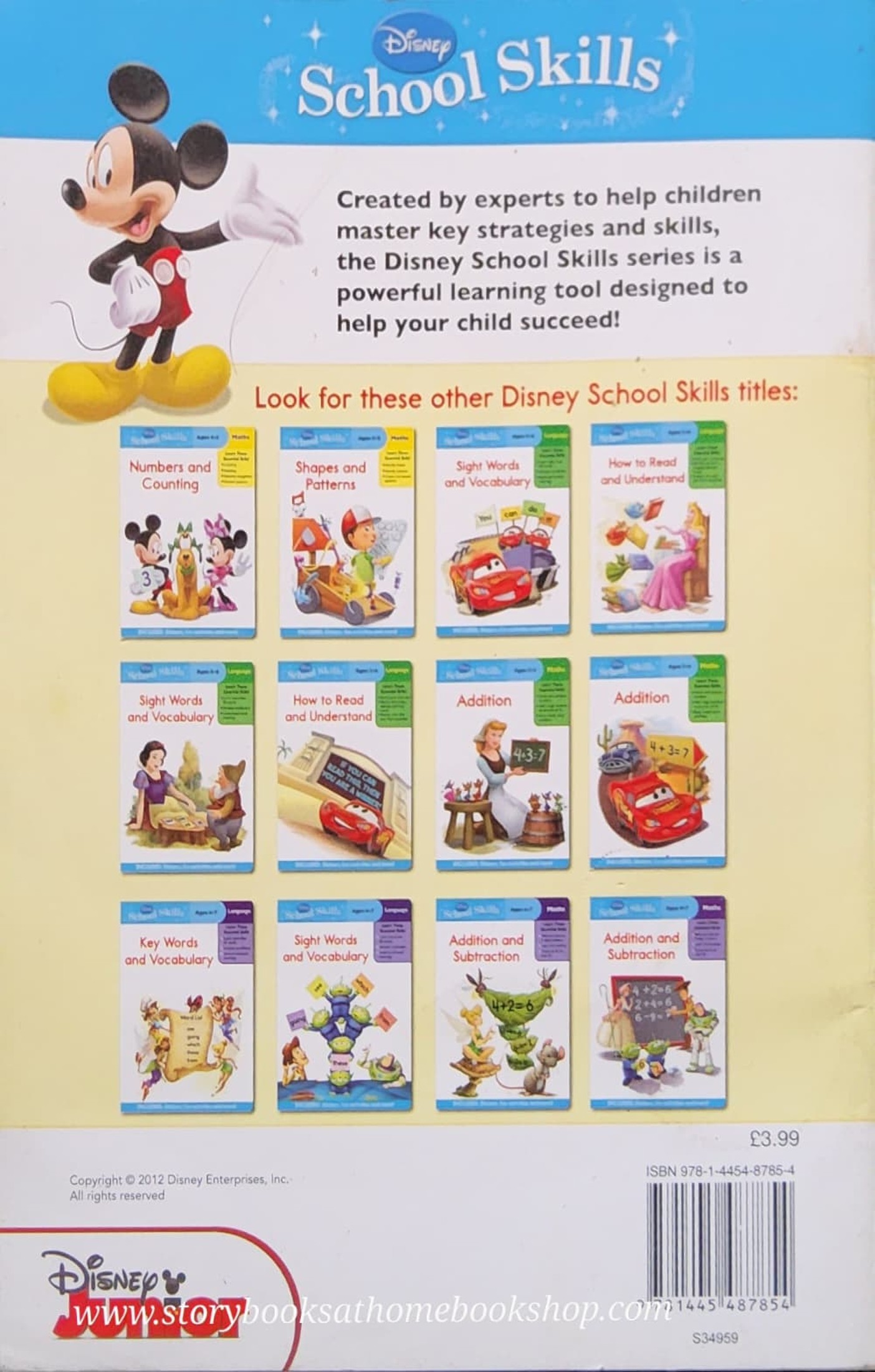 PRACTICE BOOK** ð
ðDISNEY SCHOOL SKILLS:SHAPES AND PATTERNS