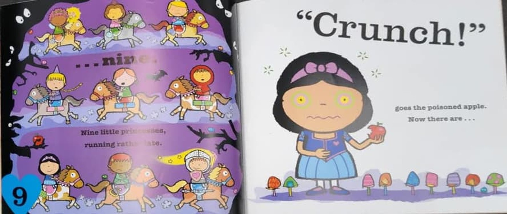 หนังสือนิทานปกอ่อน ** 🍅🍓TEN LITTLE PRINCESS MY MIKE BROWNLOW.SIMON RICKERTY