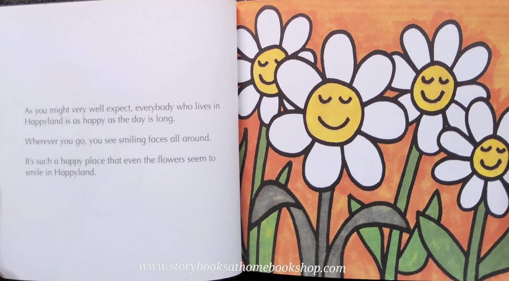 หนังสือ Bestseller Small book** **หนังสือนิทานปกอ่อน** 👉LITTLE MISS&MR.MEN👍 🍅🍅MR.HAPPY by Roger Hargreaues