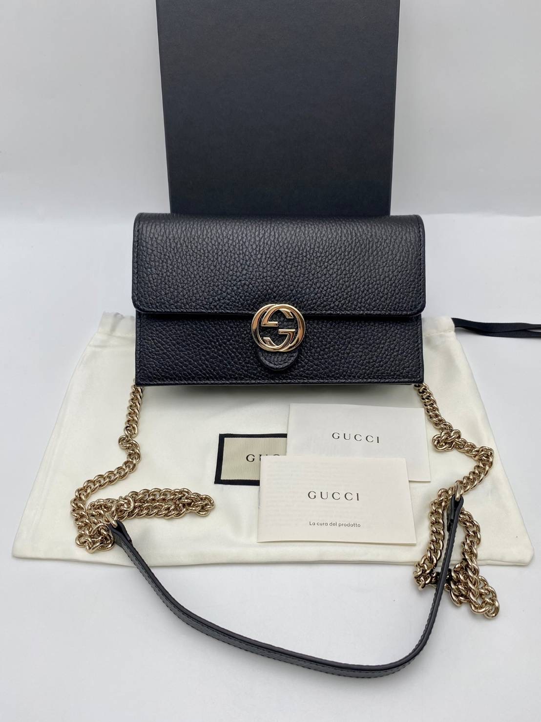 New Gucci interlocking woc ขนาด : 19x11x3 ซม. อุปกรณ์ : กล่อง ถุงผ้า การ์ด ถุงกระดาษ
