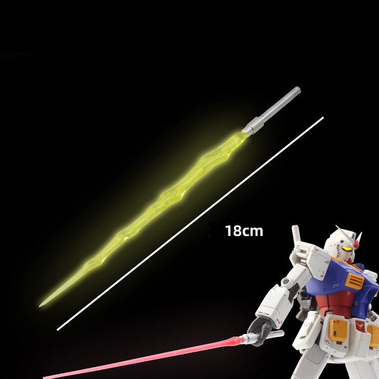 ดาบแสง ดาบเลเซอร์ ดาบไลท์เซเบอร์ กันดั้ม กันพลา MG 1/100 Lightsaber Gundam Gunpla (มีแสง)