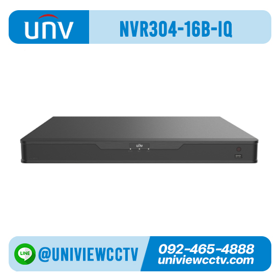เครื่องบันทึก UNIVIEW รุ่น NVR304-16B-IQ จำนวน 16 ช่อง