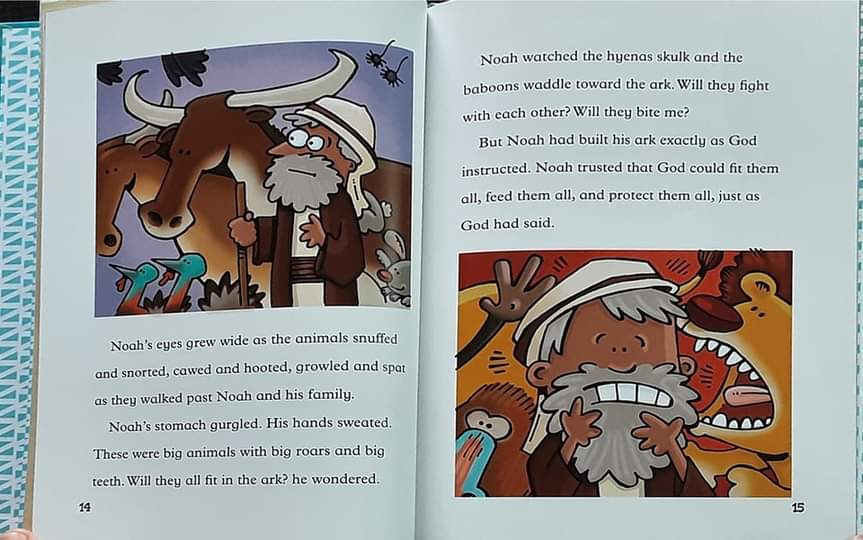 หนังสือนิทานปกแข็ง** 🍅🍓THE STORY OF NOAH'S ARK A SPARK BIBLE STORY