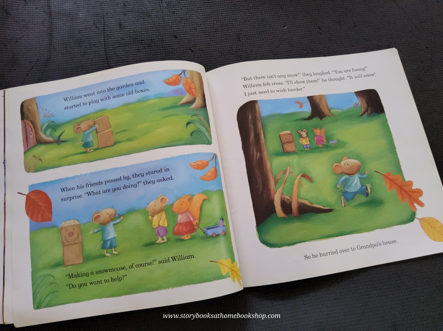 หนังสือนิทานปกอ่อน** 🍅WILLIAM'S WINTER WISH BY GILLIAN SHIELDS.ROSIE REEVE