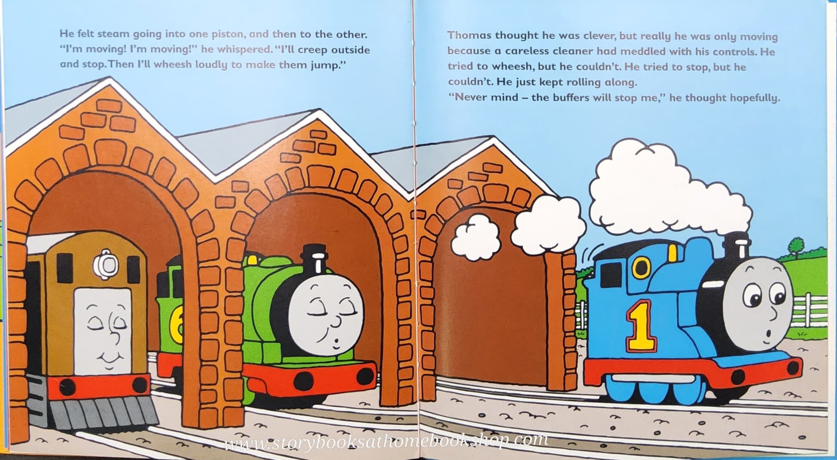 หนังสือนิทานปกแข็ง ** 🍅THOMAS & FRIENDS THAMAS COMES TO BREAKFAST