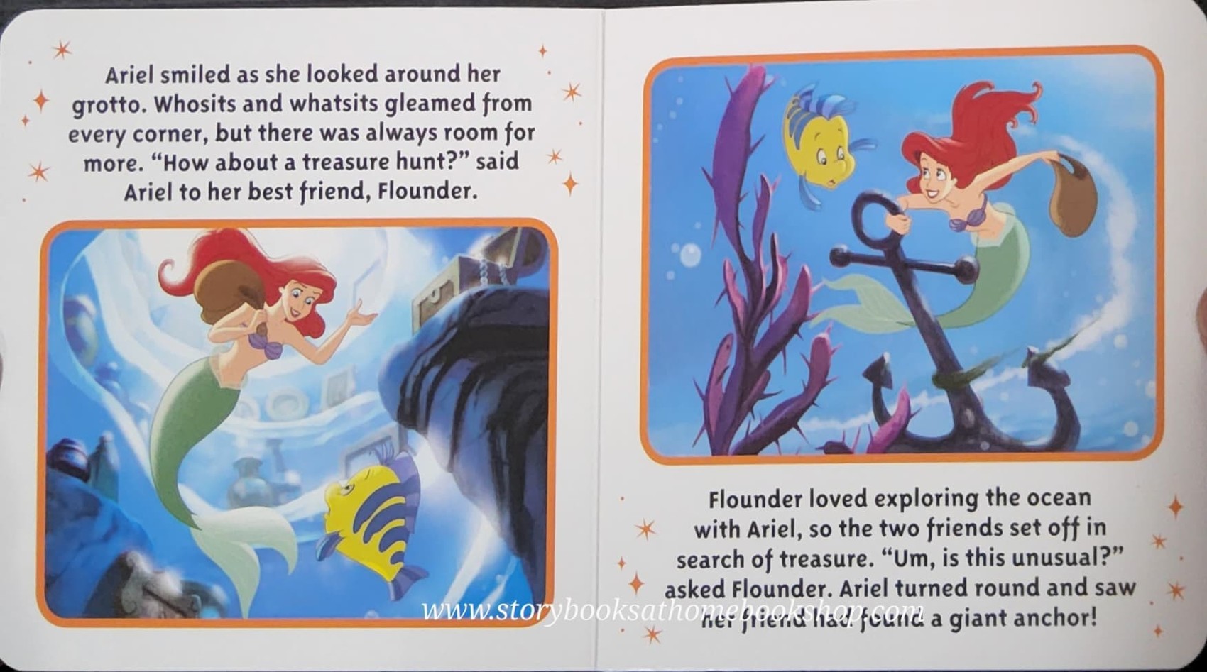 BOARD BOOK** 🍅🍅DISNEY PRINCESS ARIEL THE TREASURE HUNT