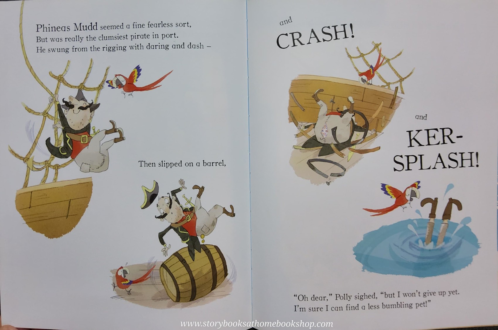 หนังสือนิทานปกอ่อน** ♥️POLLY PARROT PICK A PIRATE♥️