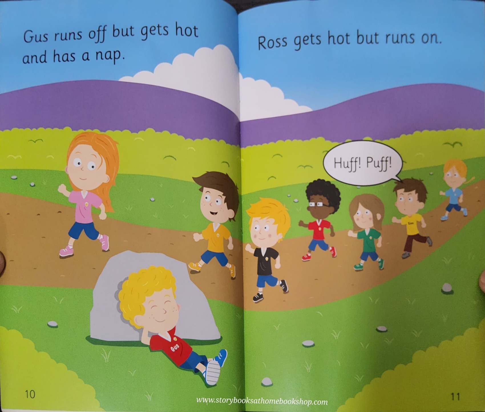 หนังสือนิทานปกอ่อน** 🍅🍓LADYBIRD I'M READY... FOR PHONICS:HUFF! PUFF! RUN!