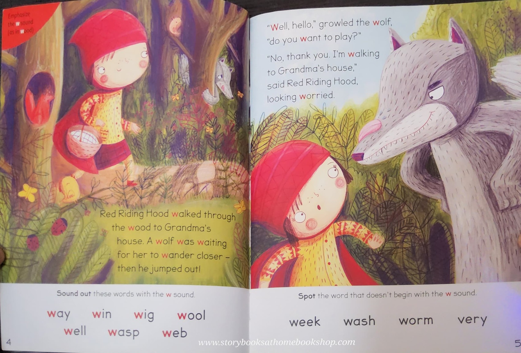 หนังสือนิทานปกอ่อน** 🍅🍓LEARN TO READ:LITTLE RED RIDING HOOD