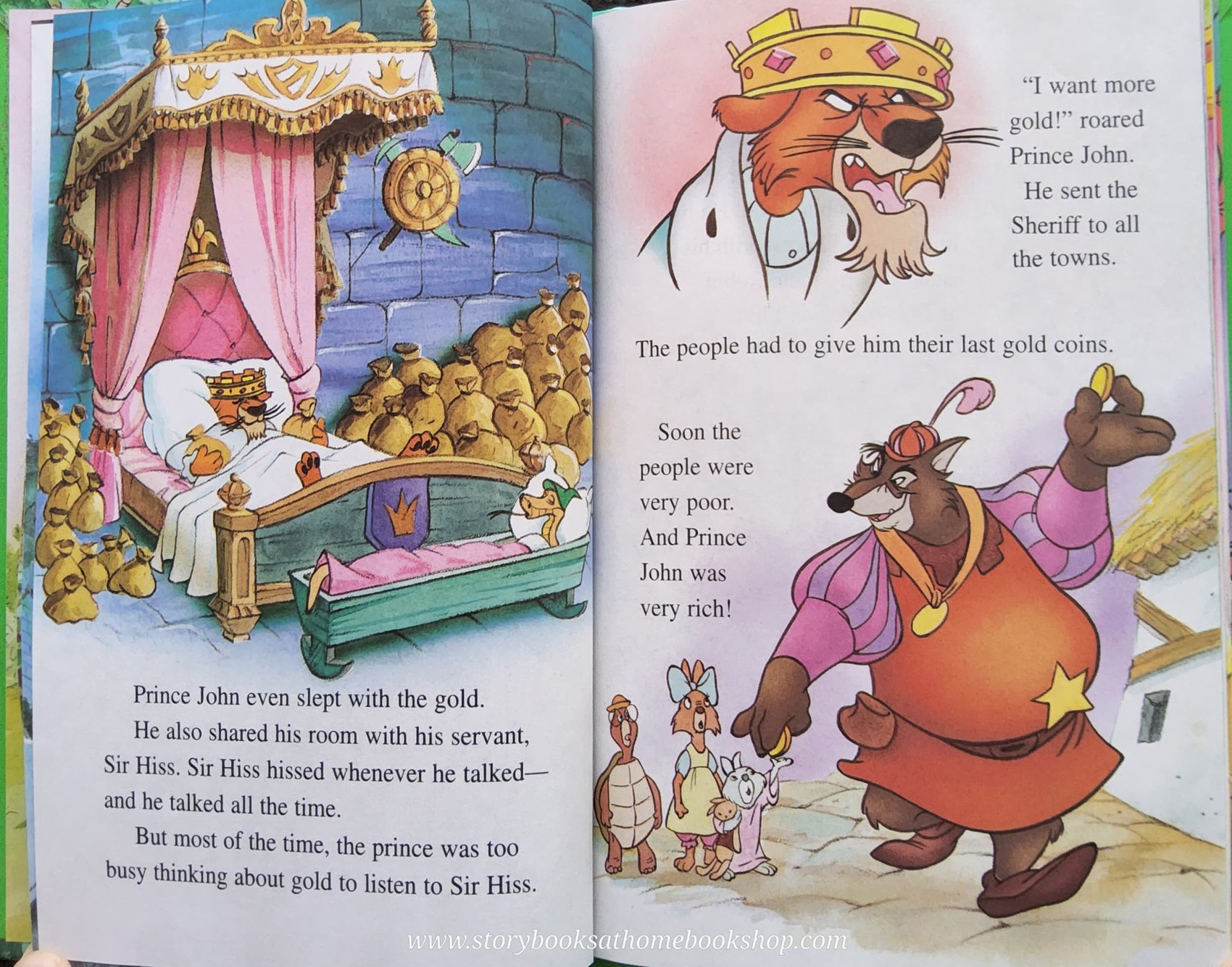 หนังสือนิทานปกแข็ง** 🍅🍅DISNEY ROBIN HOOD AND THE GREAT COACH ROBBERY