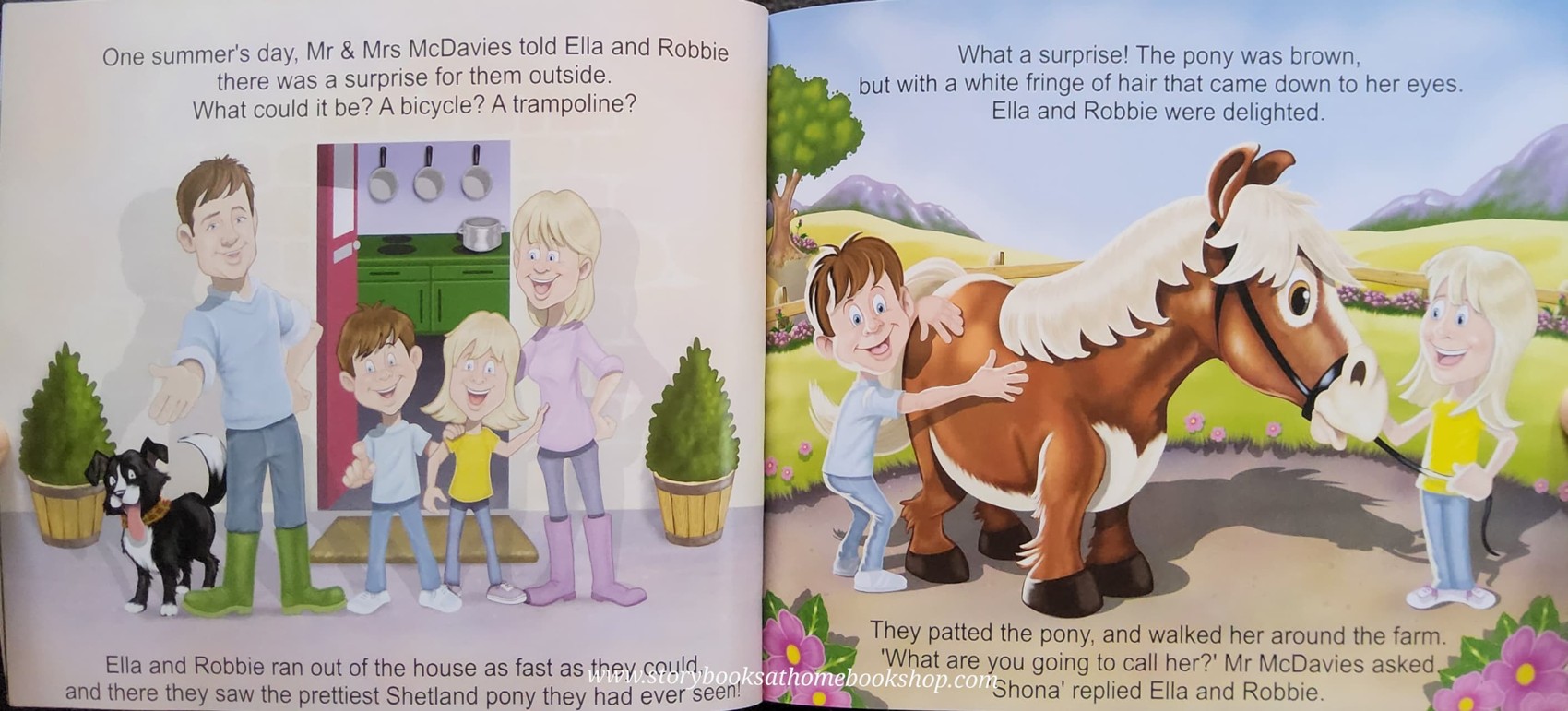 หนังสือนิทานปกอ่อน** 🍅Shona THE SHETLAND PONY