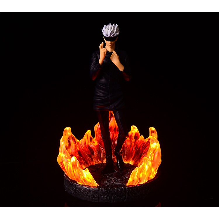 GK Resin Diorama Fire Wall light up งานเรซิ่น ฐานฉากกำแพงไฟ (มีไฟ)
