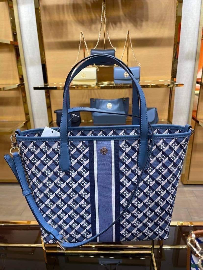 New TORY BURCH Gemini Link Canvas Small Tote