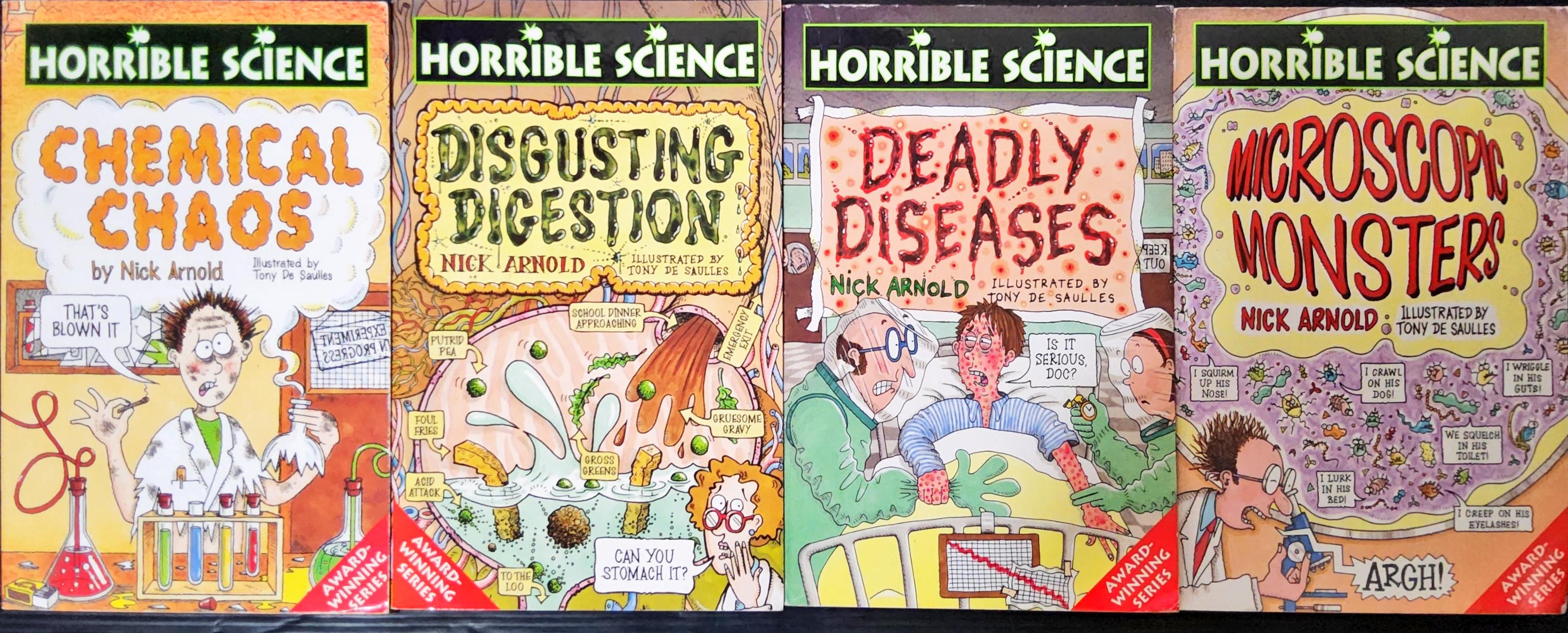 วรรณกรรมเยาวชน** 🍅🍓HORRIBLE SCIENCE 4 BOOKS
