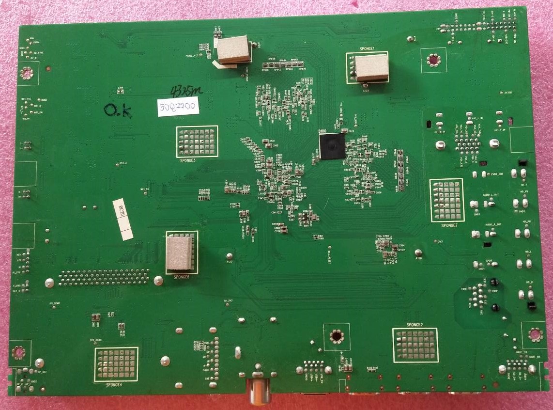 เมนบอร์ดทีวีทีซีแอล TCL ของแท้มือสองถอดจากเครื่อง ใช้กับรุ่น LED55Q7700 พาร์ท 40-6488EM-MAE2HG ใช้กับ T-CON พาร์ทST5461D04-1-C-1