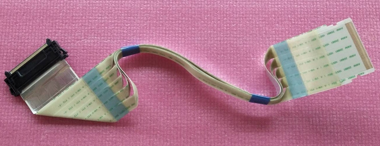 สายแพแอลจี LG อะไหล่มือสองถอดจากเครื่องพร้อมใช้งาน ใช้กับรุ่น 43LJ510T พาร์ท EAD63990507 ใช้ได้กับรุ่นอื่นที่พาร์ทตรงกัน