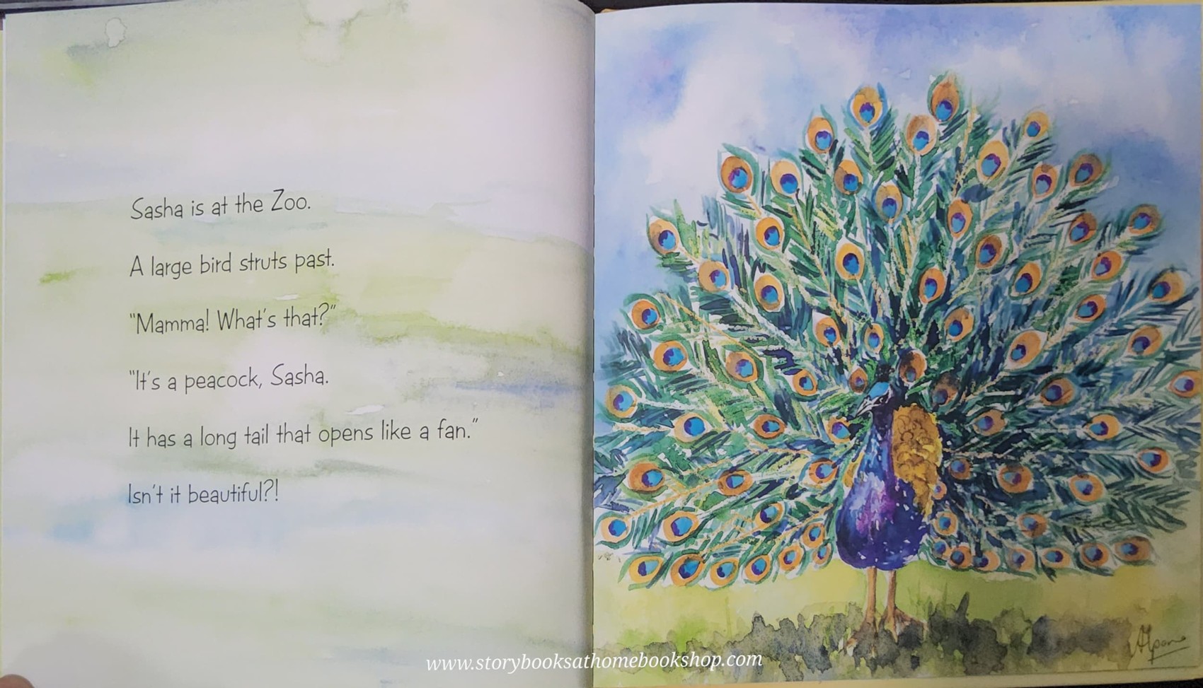 หนังสือนิทานปกแข็ง** 🍓🍓SASHA VISITS THE ZOO