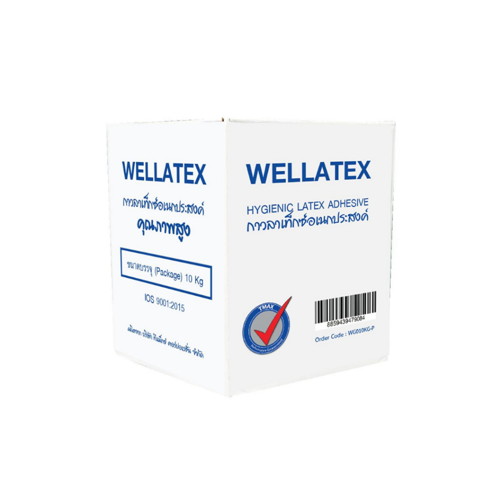 กาวลาเท็กซ์ กาว แบรนด์ Welfix ขนาด 10 กิโลกรัม