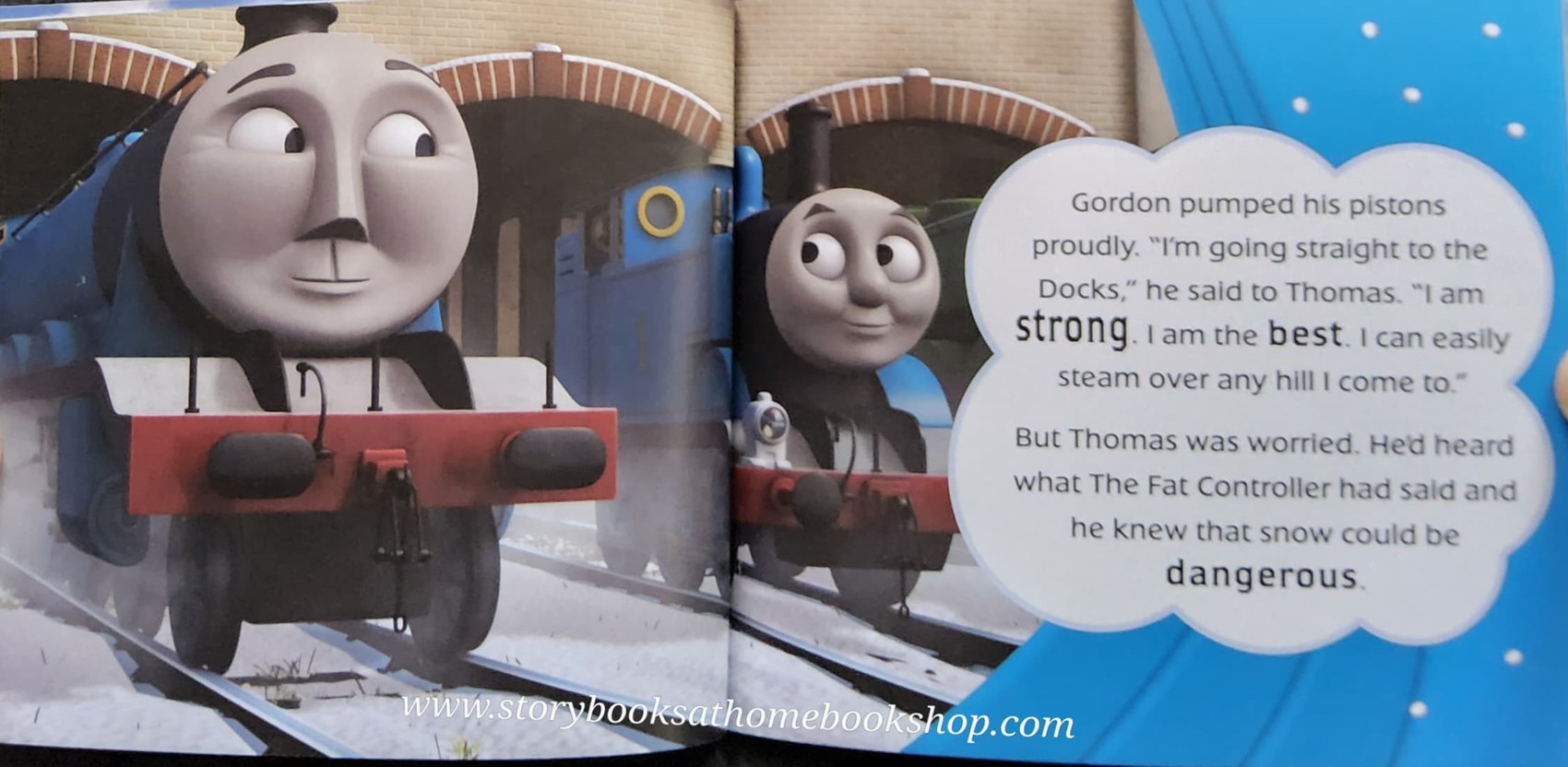 SMALL BOOK** **หนังสือนิทานปกอ่อน** 🍅🍓THOMAS&FRIENDS: SNOWY TRACKS