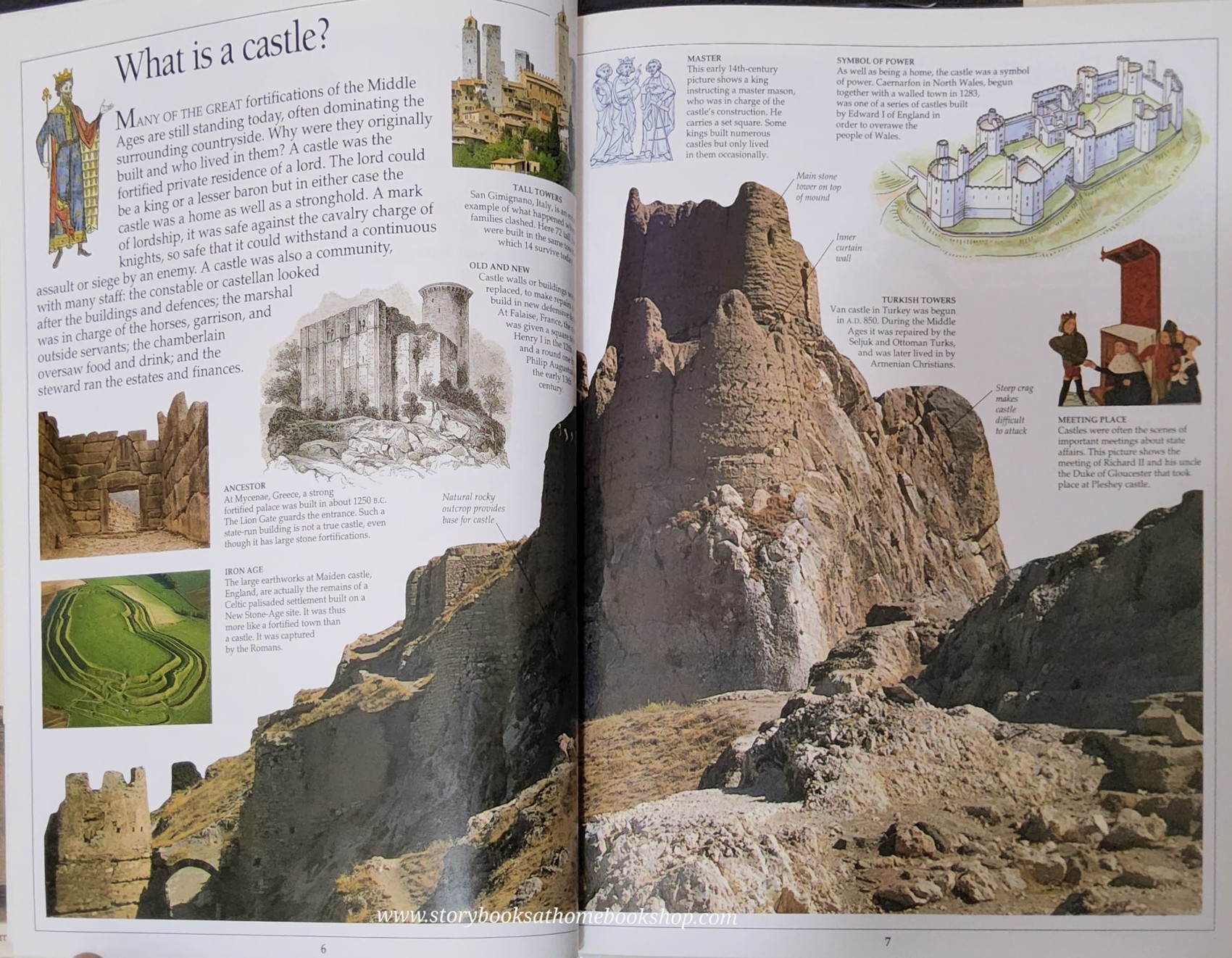 KNOWLEDGE BOOK** ♥️DK EYEWITNESS GUIDES:CASTLE