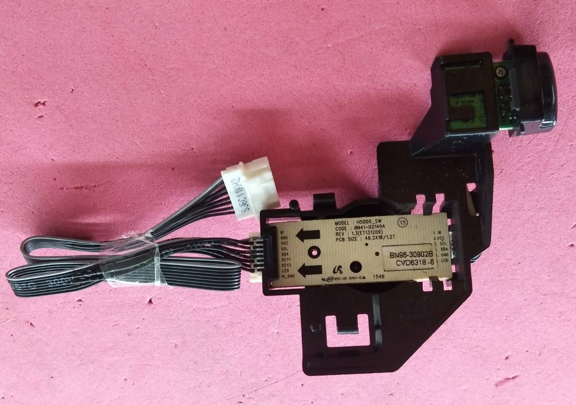 คีย์กด ตัวรับสัญญารีโมท ทีวี Samsung ของแท้ถอดจากเครื่อง รุ่น UA40J5100AK UA40J5100AKXXT พาร์ท BN41-02149A BN96-30902B หรือรุ่นอื่นที่พาร์ทตรงกัน