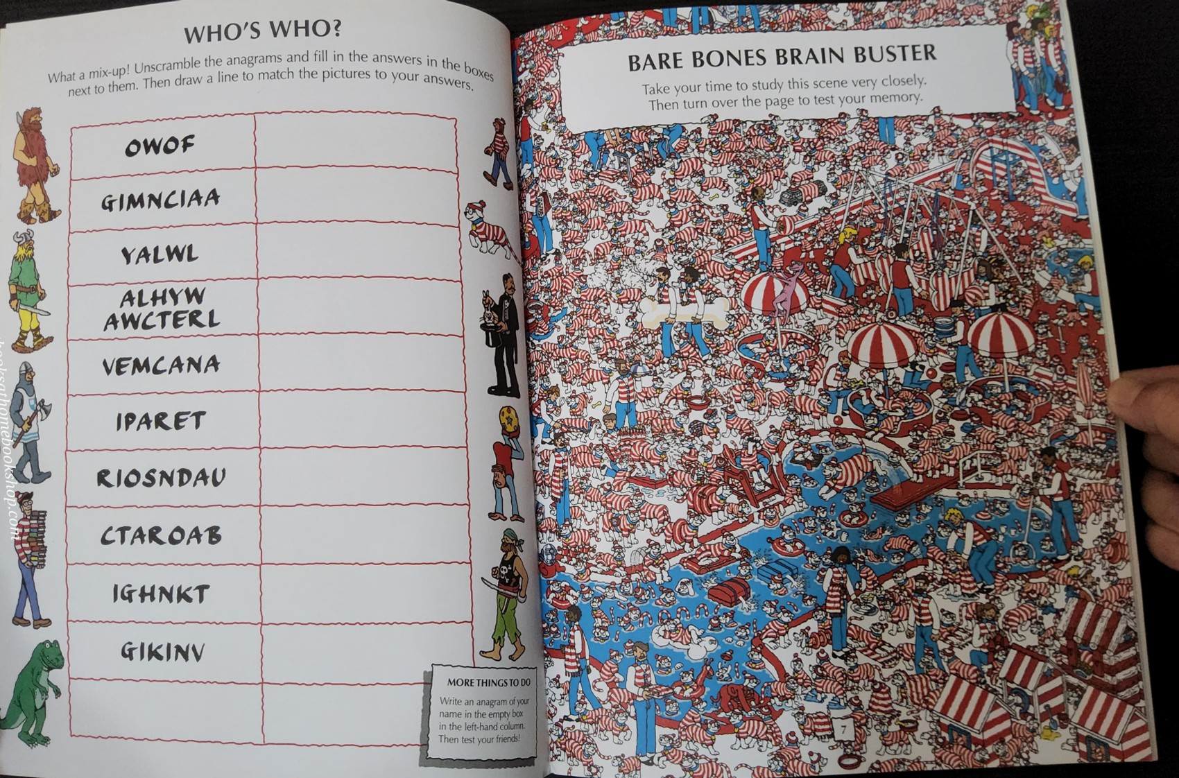 PUZZLE BOOK** 🍓🍓 WHERE'S WALLY? THE SEARCH FOR THE LOST THINGS WOOF'S BONE