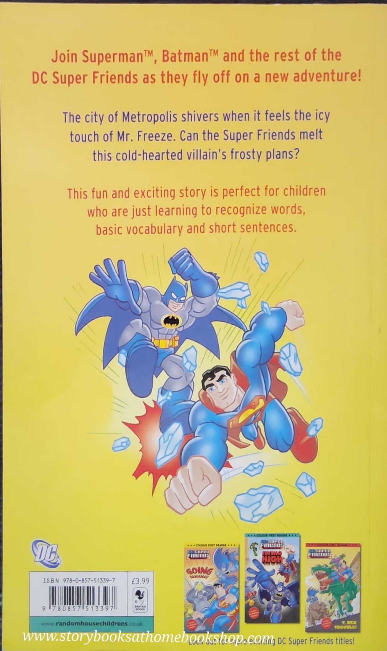 หนังสือนิทานปกอ่อน** 🍅🍓DC SUPER FRIENDS: BRAIN FREEZE