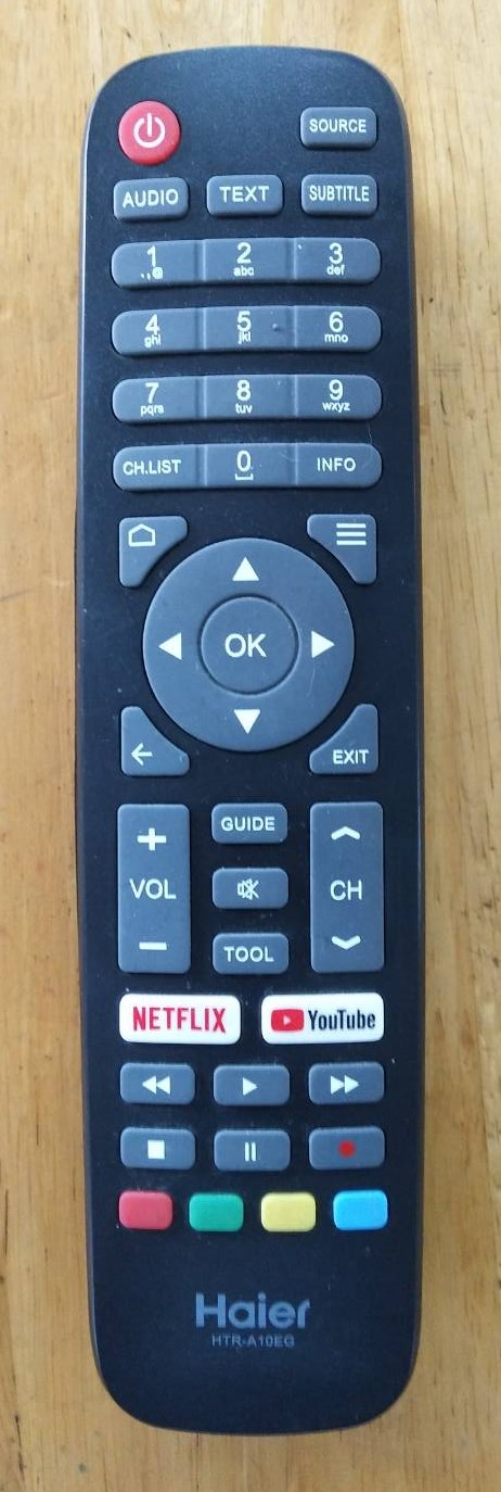 รีโมท HAIER (ไฮเออร์) ของแท้#มือสองพร้อมใช้งาน ใช้กับรุ่นHTR-A10EG