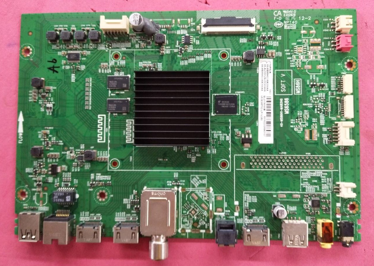 เมนบอร์ดทีวี ทีซีแอล (TCL) ของแท้ถอดจากเครื่อง รุ่นLED50P6US พาร์ท 40-MS86H1-MAB2HG ทีคอน 55T32-C0F