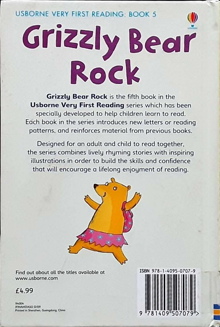 หนังสือนิทานปกแข็ง** 🍅🍓USBORNE VERY FIRST READING BOOK5: Grizzly Bear Lock