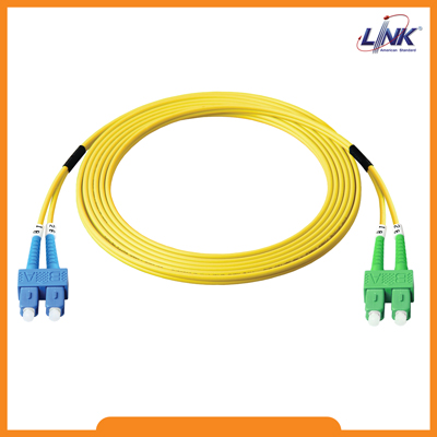 SC - SC Patch cord OS2, Duplex, UPC-APC Jacket 3mm.