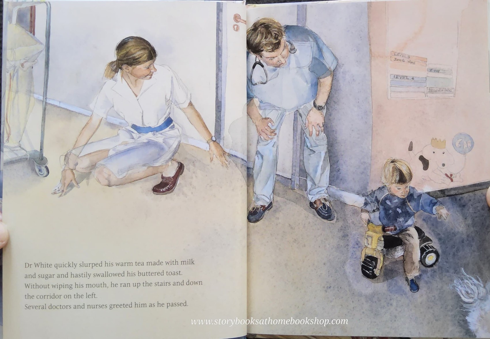 หนังสือนิทานปกแข็ง** 🍅🍅DR WHITE BY JANE GOODALL.JULIE LITTY