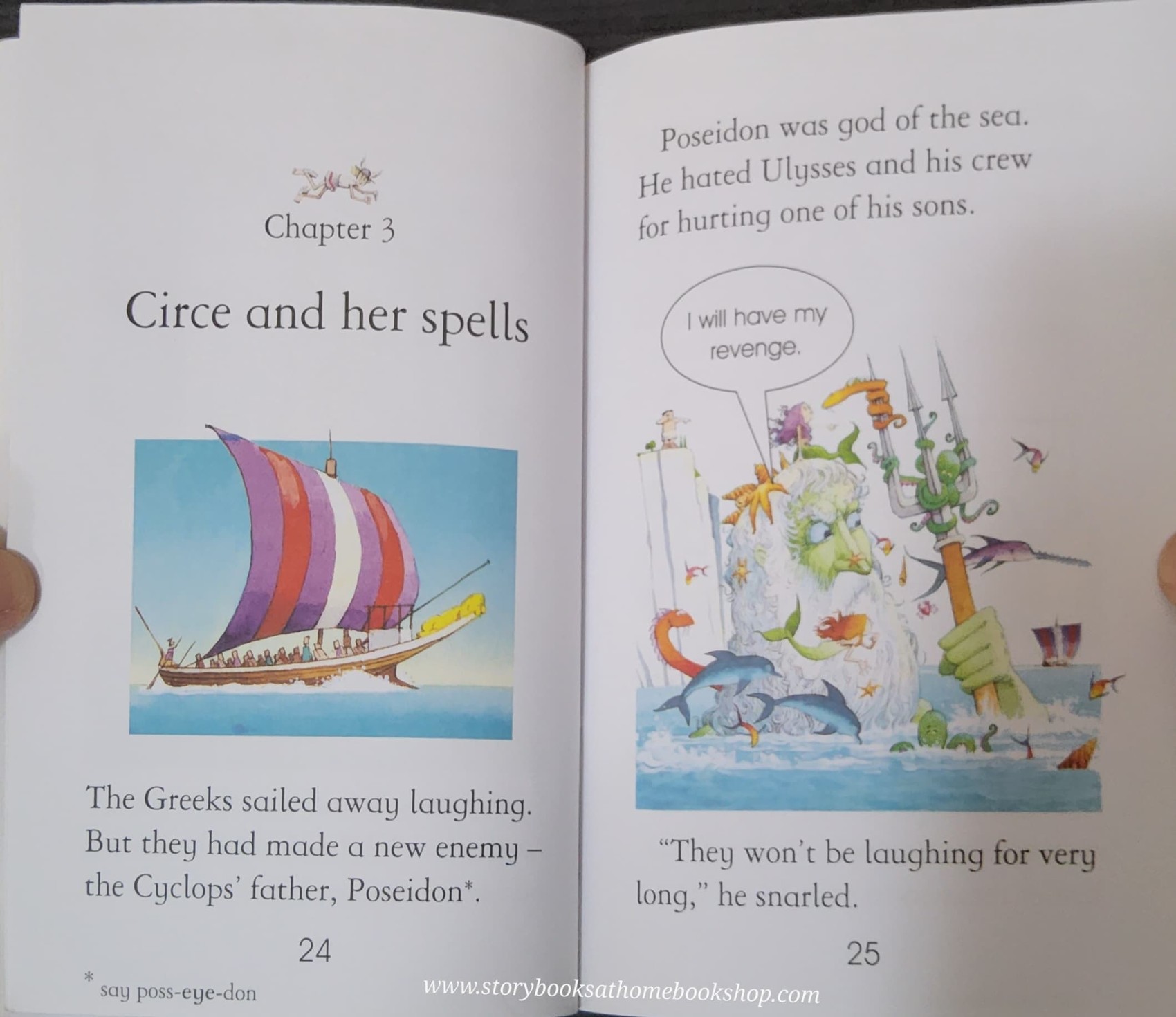 หนังสือนิทานปกอ่อน** 🍅🍓USBORNE YOUNG READING:THE AMZING ADVENTURES OF ULYSSES