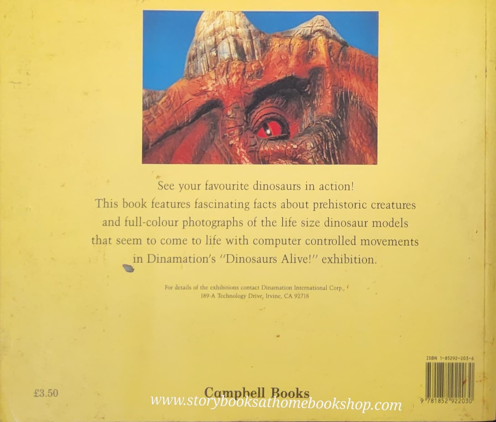 หนังสือนิทานปกอ่อน ** 🍅🍓 DINAMATION'S DINOSAURS ALIVE!