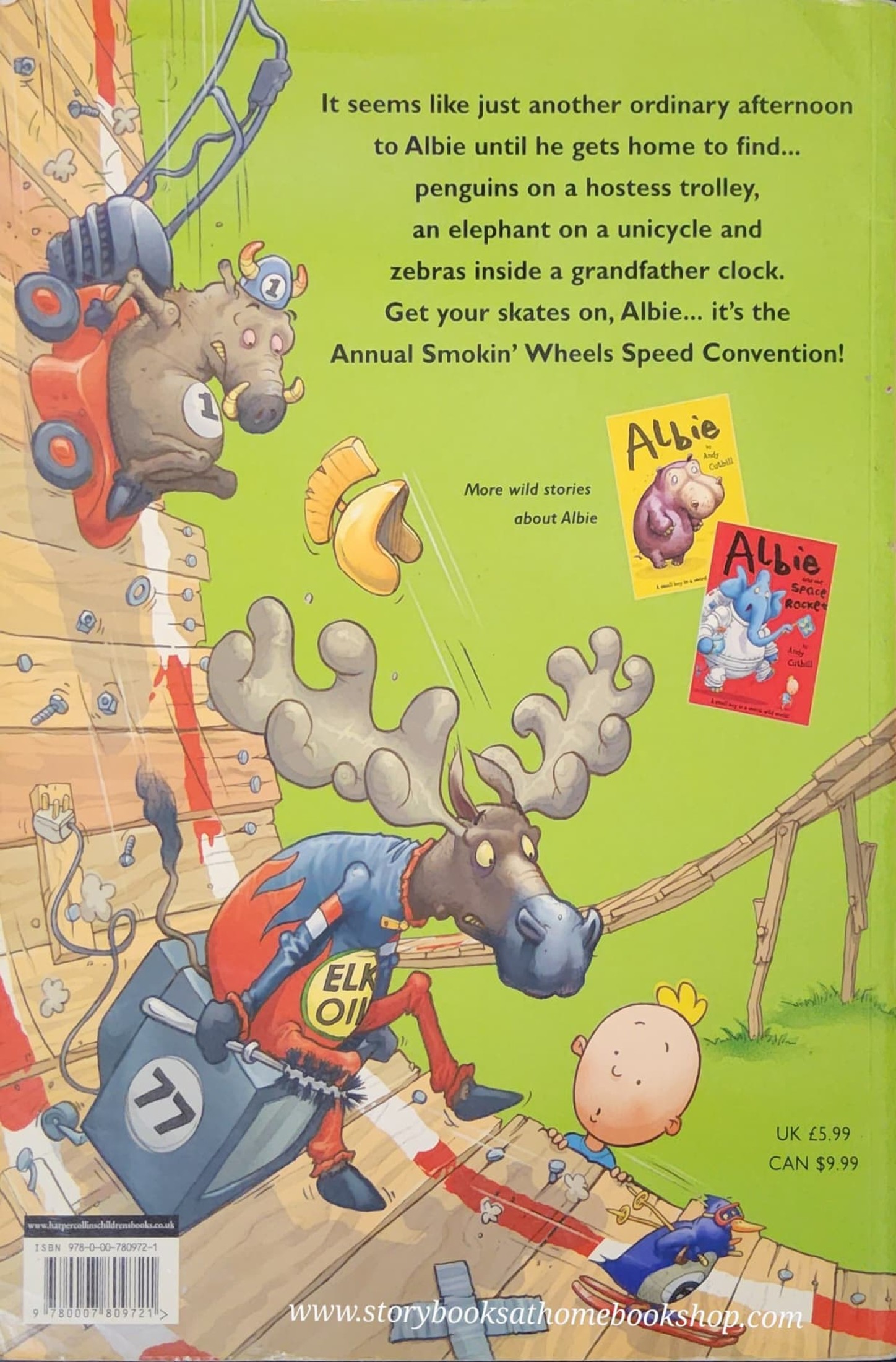 หนังสือนิทานปกอ่อน ** 🍅🍓 ALBIE AND THE BG RACE BY ANDY CUTBILL