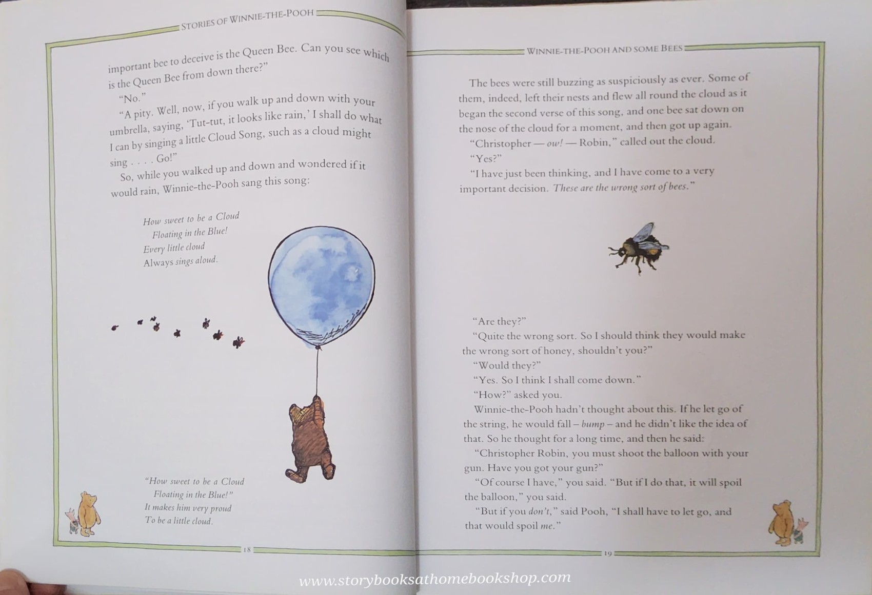 หนังสือนิทานปกแข็ง** 🍅STORIES OF WINNIE THE POOH WITH FAVOURITE POEMS BY A.A.MILNE