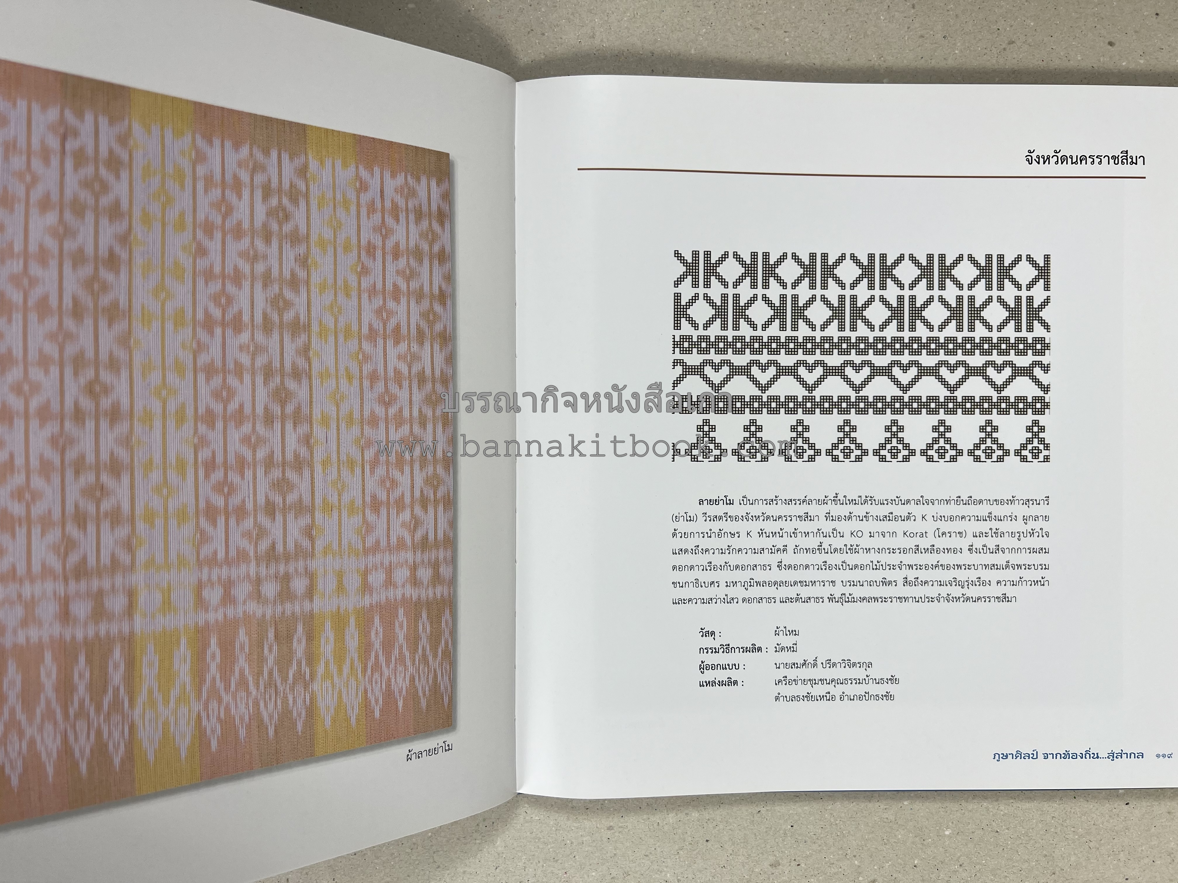 ภูษาศิลป์ จากท้องถิ่น.. สู่สากล (ผ้าโบราณ / ผ้าไทยลายอัตลักษณ์ 76 จังหวัด) โดย : กระทรวงวัฒนธรรม.