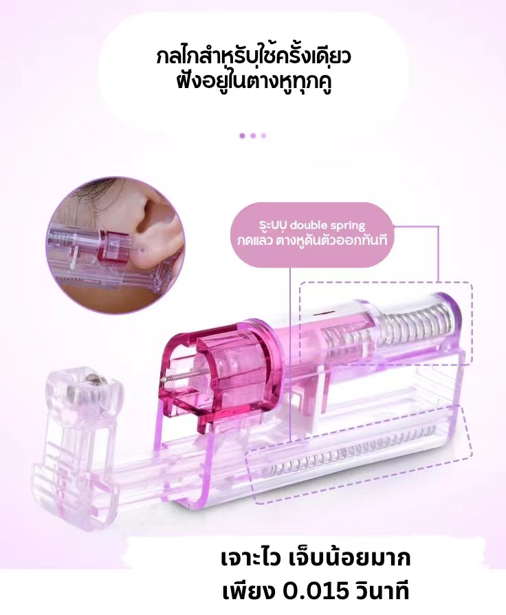 Model H: Jelly Fish เจาะเอง DIY ที่บ้านได้ง่ายๆ อุปกรณ์ครบพร้อมเจาะได้เลย