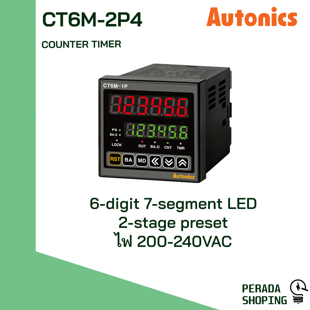 Autonics counter timer CT6M-2P4