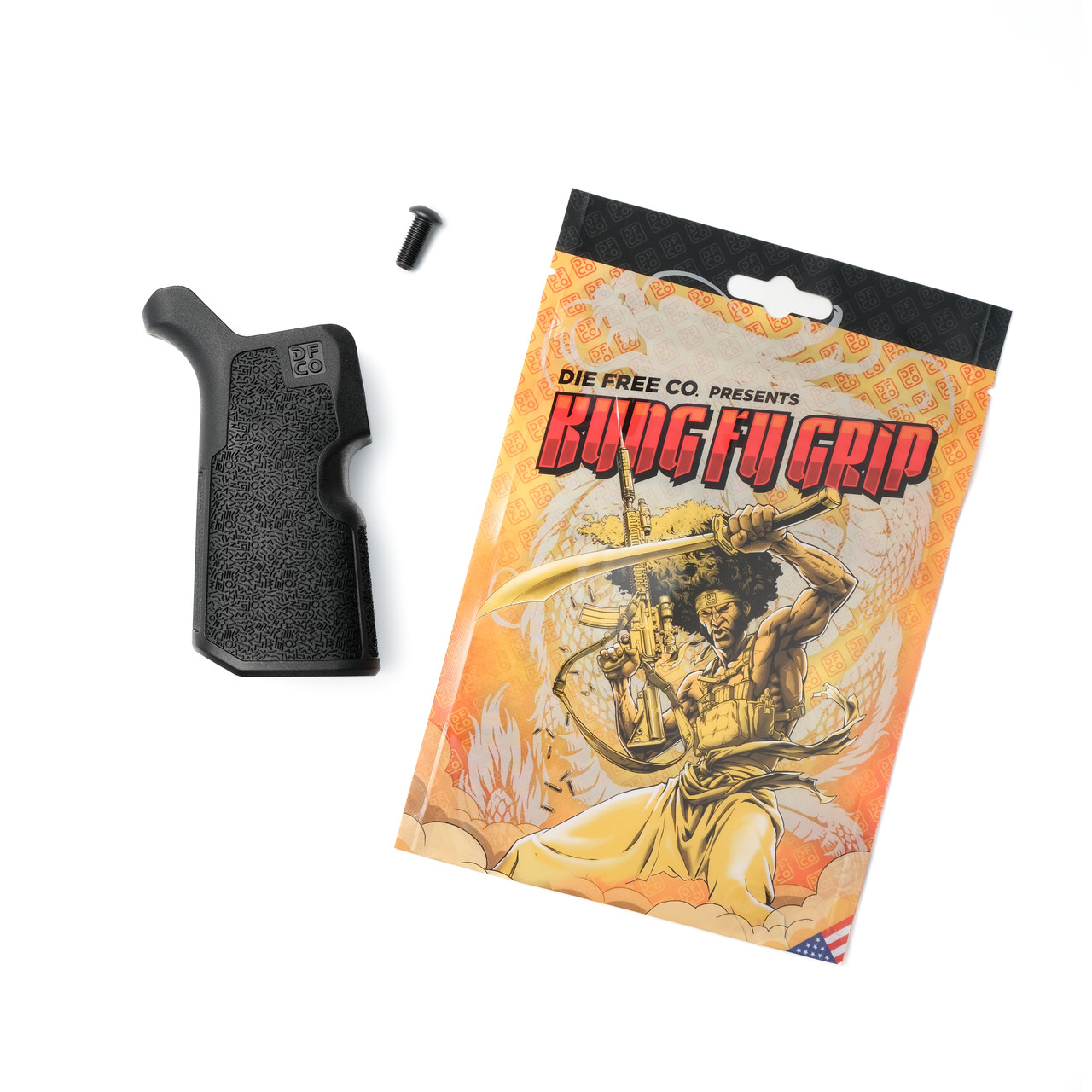 DieFree - Kung Fu Grip (สีดำ)