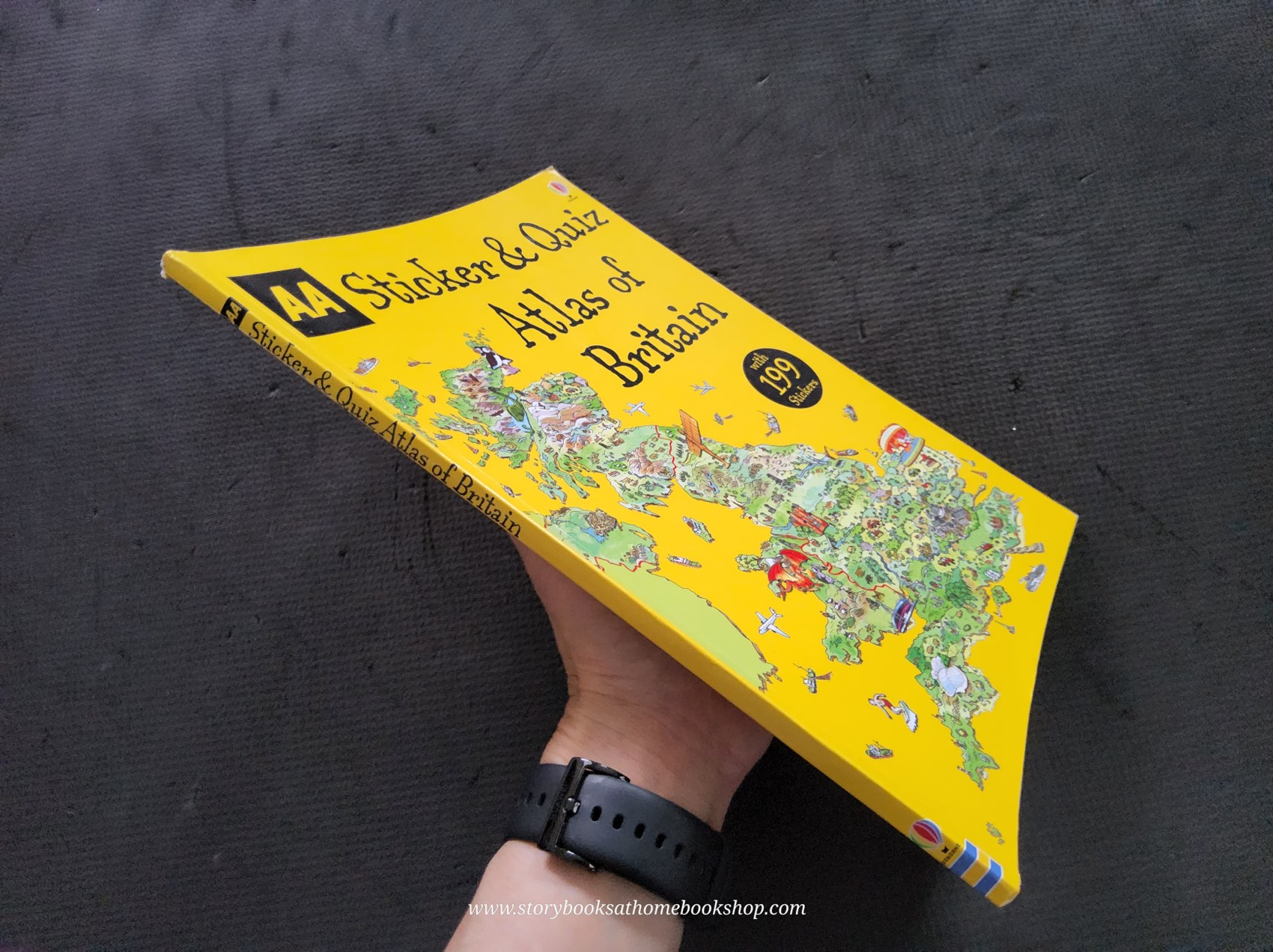 KNOWLEDGE BOOK** ♥️STICKER&QUIZ ATLAS OF BRITAIN