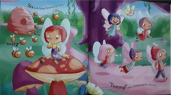 หนังสือนิทานเด็ก ภาษาอังกฤษ ปกอ่อน** 🍓🍓 10 Little Fairies/Used สภาพ 80-90%