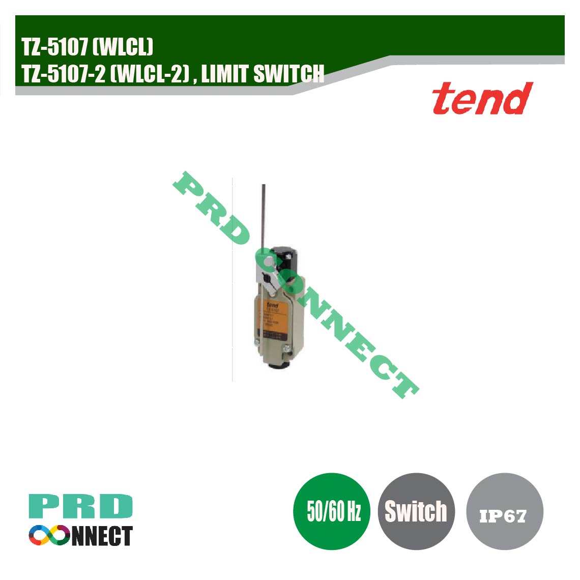 TZ-5107 (WLCL) TZ-5107-2 (WLCL-2) , LIMIT SWITCH, TEND