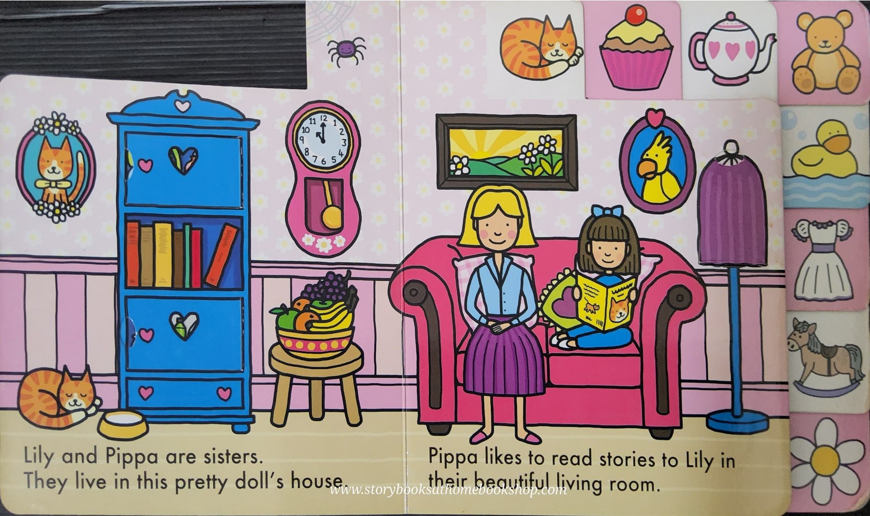 FLAP BOARD BOOK** 🍅🍓DOLL'S HOUSE