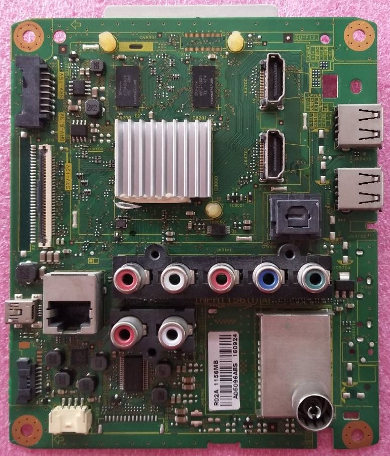 เมนบอร์ดทีวี Panasonic พานาโซนิค ของแท้มือสองถอดจากเครื่อง ใช้กับรุ่น TH-40DS500T พาร์ทบอร์ด TNPH1156