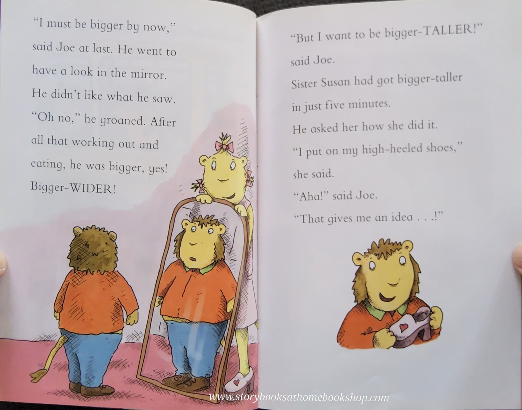 หนังสือนิทานปกอ่อน** ♥️♥️I AM READNG: JOE LION'S BIG BOOTS BY KARA MAY