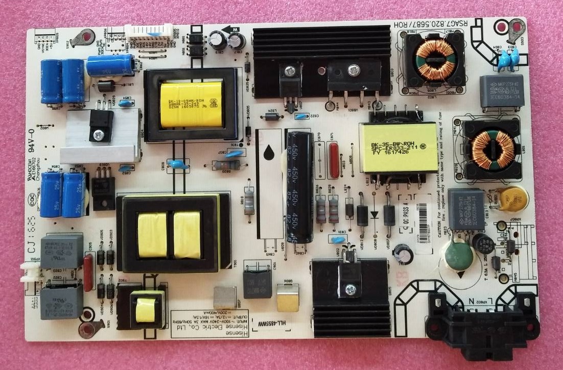 POWER SUPPLY HISENSE(ซับพลาย ไฮเซน) ของแท้ถอดจากเครื่อง รุ่น40K3300UWTP RSAG7.820.5687/ROH