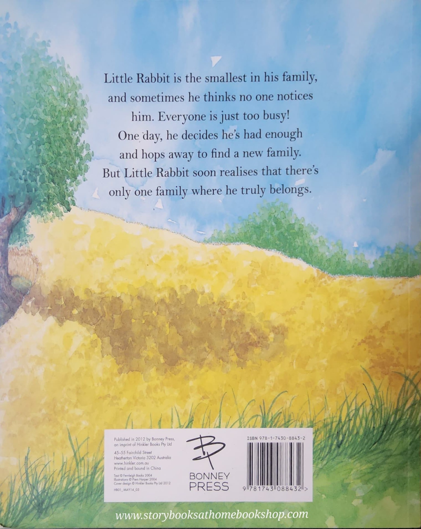 หนังสือนิทานปกอ่อน** 🍅🍓LITTLE RABBIT BY PIERS HARPER